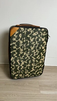 Louis Vuitton Takashi Murakami Pegase 60 Monogramouflage Roller Suitcase USED - Image 1 of 4