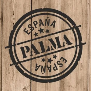 Palma Pegatina Vinilo 10 cm / 4" Estampilla Calcomanía Palma España Coche Laptop Tablet Pared - Imagen 1 de 4