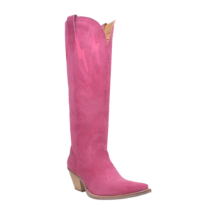 Dingo Ladies Thunder Road Fuchsia Tall Western Boots DI597-PU6 - Picture 1 of 33