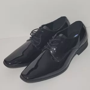 Calvin Klein Hombres Esmoquin Zapatos Formales Negros Talla 9 M Nuevos - Imagen 1 de 15