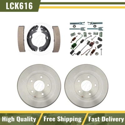 Rear Brake Drums & Brake Shoes Hardware Spring Kit Fits 2008 Mazda Tribute NEW - Image 1 of 4
