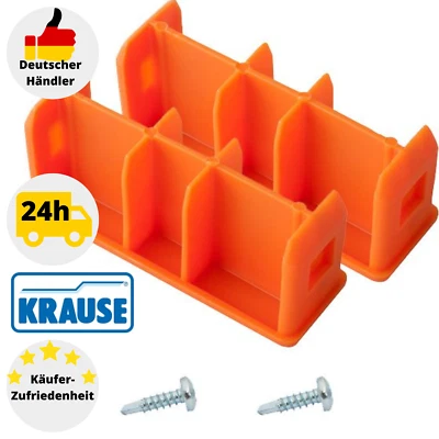 Kopfstopfen 77 x 25 mm orange 2 Stück Krause 211217 für MONTO Sprossenleitern - Bild 1 von 4