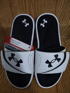 SKU065--Under Armour Youth Ignite Vi Sl WHITE | BLACK SZ 2 - Bild 1 von 4