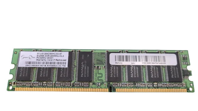 Super Elixir 512MB DDR-400MhZ-CL3 PC3200U-30331 RAM Arbeitsspeicher - Bild 1 von 1