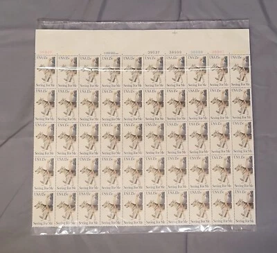 US Postage Stamps Sheet Scott # 1787 - 15c 1979 Seeing Eye Dogs MNH - Image 1 of 3