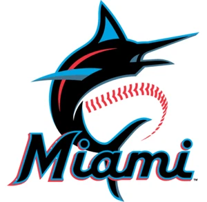 Calcomanía de los Miami Marlins ~ Pegatina de pared de vinilo para automóvil - Pared, pequeña a XLarge - Imagen 1 de 1