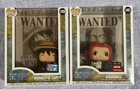 NEW 2024 Funko Pop Monkey D . Luffy & SHANKS  Wanted Poster  NYCC & EXPO LOT 2