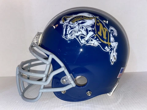 NAVY MIDSHIPMEN NCAA Riddell VSR-4 Full Size LARGE Trophy Football Helmet Cover