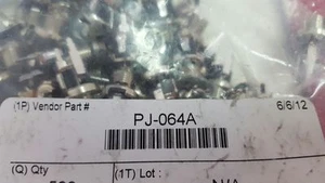LOT OF 40 PCS. CUI PJ-064A POWERJACK, 2.0X5.5MM, VERTICAL - Picture 1 of 2
