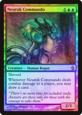 Neurok Commando FOIL Mirrodin Besieged NM Blue Uncommon MAGIC CARD ABUGames