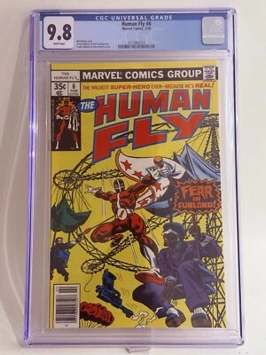HUMAN FLY #6 * “FEAR IN FUNLAND” 1978 BRONCE MARVEL * Alto grado CGC 9,8 Foto 1 de 2
