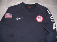 Nikelab Tech Fleece Knit USA Olympics Sweatshirt Crewneck 909526-473 Size Medium