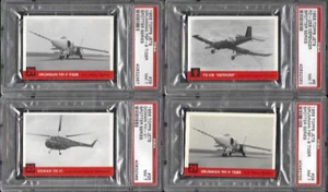 1956 TOPPS JETS 15 CARD LOT - ALL PSA 7 - Picture 1 of 8