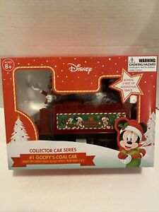 Disney Mickey Mouse Holiday Express  #1 Goofy's Coal Car Collector Series New