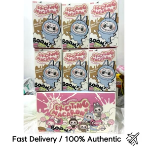 100% Authent POPMART LABUBU The Monsters Exciting Macaron Blind Box Plush Doll - Picture 1 of 12