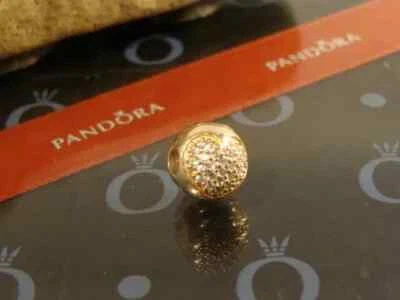 Original Pandora Rosengold Rose´ Charm 781053CZ Clip Pavé Herz Rosé  - Bild 1 von 4