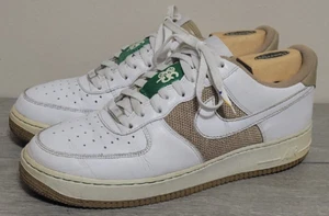 Nike Air Force 1 XXV 07 Mens 12 Shoe 315122 211 White Green Gold Cloverdale Park - Picture 1 of 13