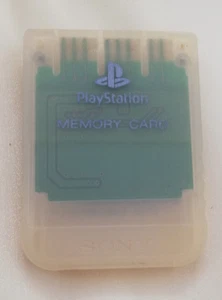 Scheda di memoria natalizia Sony PlayStation 1 Snow See Through bianca PS1 SCPH-1194 - Foto 1 di 5
