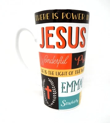 Taza con leche de gres Swanson 16 oz nombres de Jesús - Señor de todas las cosas Foto 1 de 3