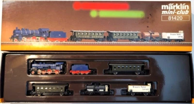 Z Marklin Mini-Club 81420 DB Freight Set (tested) - Image 1 of 4