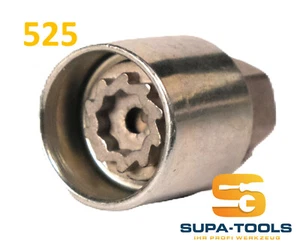 Cerradura de llanta original VW VAG 525 código E llave de llanta seguro de rueda tuerca - Imagen 1 de 8