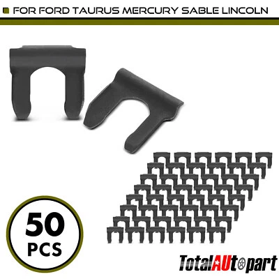 50 piezas clips de retención de manguera de freno para Ford Taurus Mercury Lincoln acero C7AZ2814A Foto 1 de 4