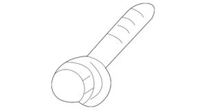 Perno de ajuste de brazo de arrastre genuino Honda 52387-S5A-000 - Imagen 1 de 3