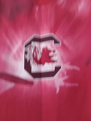 Vintage Rare Gamecocks T Shirt 90's South Carolina All Over Cock Print SZ XL - Image 1 of 4