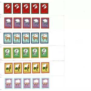 6 diversi libretti francobolli Macao, 1989-93 - Foto 1 di 2