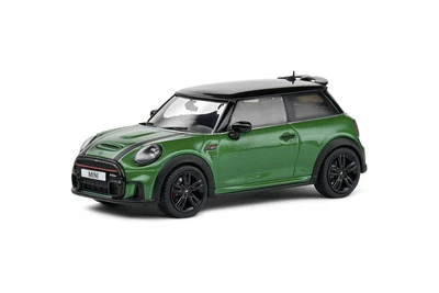 Mini Cooper John Works Modellauto 2023 Solido 1:43 British Racing Green - Bild 1 von 4