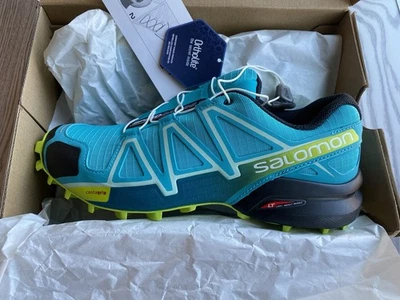 NIB, Salomon Women’s Speedcross 4 W , Color Acid lime Black, Size 7.5 US - Image 1 of 4
