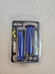 Empuñaduras dominó azul A450 para Suzuki GSXR600 GSXR750 GSXR1000 - Imagen 1 de 7