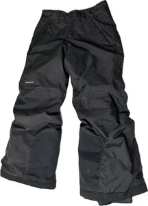 Patagonia Pantaloni da Sci Snowboard Neve Ragazzo Bambino Isolati - Taglia M 10 Nero - Foto 1 di 9