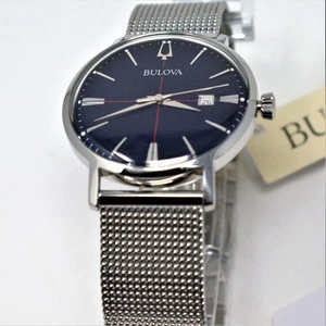 Bulova Aero Jet Herrenuhr 96B289 blaues Zifferblatt - Bild 1 von 5