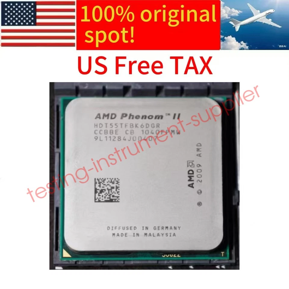 AMD Phenom II X6-1055T 2.8 GHz 667 MHz Socket AM3 125W CPU Processor - Image 1 of 2