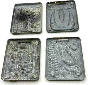 LOTE DE 4 MATTEL THINGMAKER VINTAGE 1966 ESPELUZNANTE MOLDE ESQUELETO + MÁS - Imagen 1 de 7