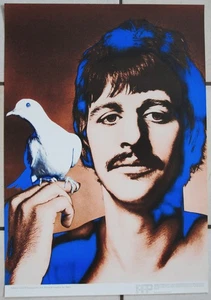 Original rares 1967 'Ringo Starr' Richard Avedon Poster Plakat Beatles Near Mint - Imagen 1 de 1