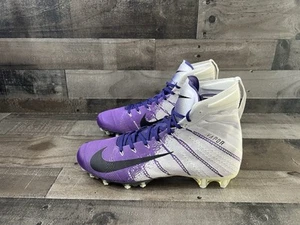 Nike Vapor Untouchable 3 Elite Football Cleats Sz 13.5 Vikings Purple AO3006-155 - Picture 1 of 6