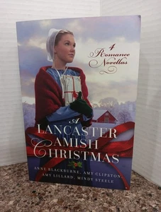 A Lancaster Amish Christmas : 4 Romance Novellas Paperback Asst Authors EUC - Imagen 1 de 5