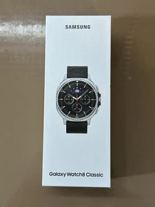 Samsung Galaxy Watch 8 Classic 46 mm BT/WIFI, noir - 2025 - version US neuve - Photo 1 sur 5