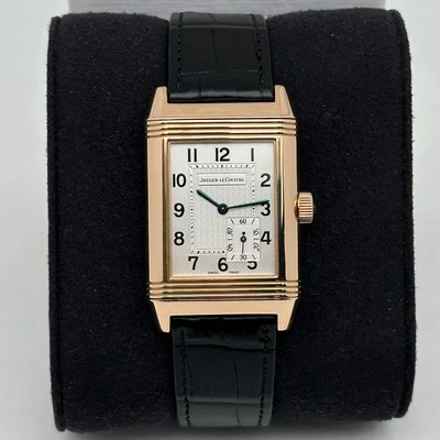 Jaeger LeCoultre Reverso 240.214 18K Rose Gold Silver Dial Hand Wind Watch  - Image 1 of 4