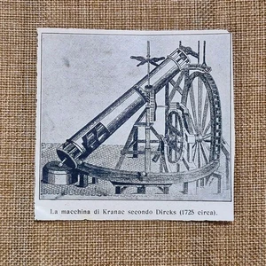 Macchina di Kranac  Direks 1725 Ingegneria meccanica invenzione Stampa del 1934 - Picture 1 of 1