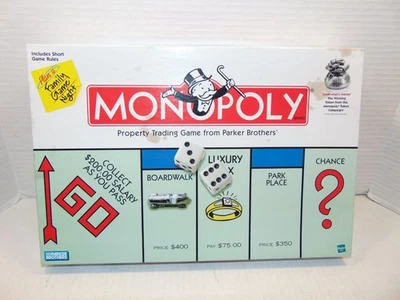 Vintage Monopoly Board Game Parker Brothers Winning Token Edition 1999 - Image 1 of 4