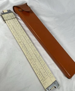 Vintage K&E 4083-3 Log Log Duplex Vektor Bambus Rechenschieber & Lederetui - Bild 1 von 19