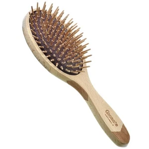 Cepillo de pelo de cerdas de madera ecológico Giorgio - Cepillo desenredante pequeño - Imagen 1 de 12