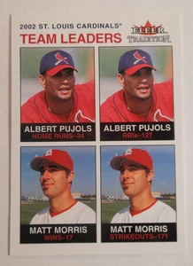 2003 Fleer Tradition #27 Albert Pujols / Matt Morris Glossy SP 25/100 Cardinals - Picture 1 of 6