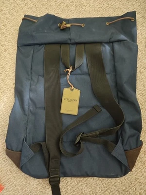 Mochila de día Filson hecha en EE. UU. de nailon balístico azul marino de lana mochila bolso Foto 1 de 4