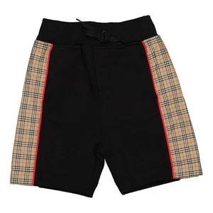 Burberry Boys Black Jonah Panel Cotton Shorts, Size 6Y - Picture 1 of 4