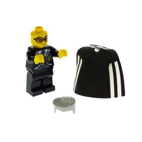 1x Lego Minifigure Harry Potter Madame Hooch Hair Witches Hat Cape 6131 hp021
