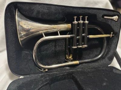 1957 年 Couesnon Paris Bell 定制 Flugelhorn – 金色口音 – 服务 – 罕见色调 — 第 1/4 张图片